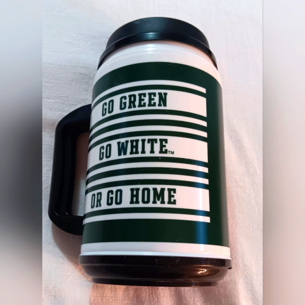 PINK Michigan State Plastic Cup